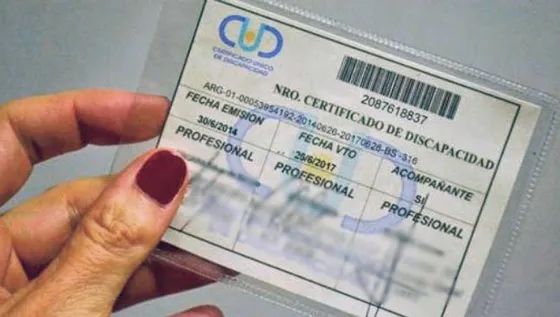 Prorrogan por un año la vigencia de los Certificados de Discapacidad