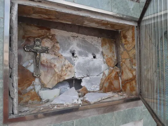 Cementerio de Güemes: vándalos volvieron a entrar para robar y destrozar