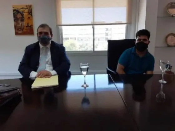 El Procurador recibió al periodista que fue atropellado y abandonado