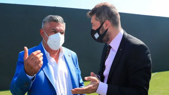 Tapia y Tinelli firmaron el acuerdo con Disney por los derechos del fútbol argentino