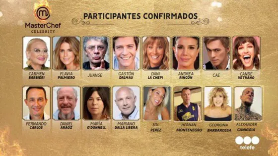 Masterchef Celebrity 2: ya está el listado completo de los 16 participantes