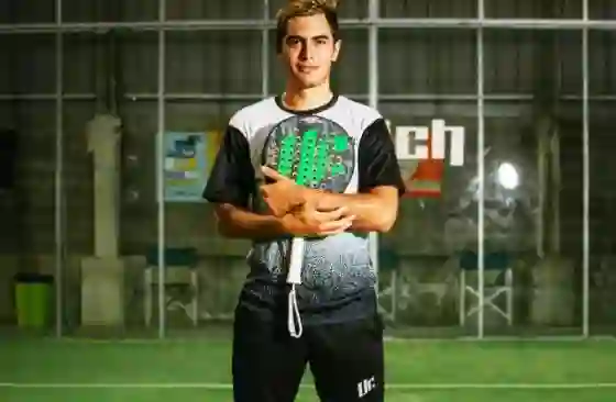 Maxi Arce, el salteño que jugará el primer torneo internacional de pádel