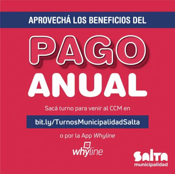 Última semana para adherir al Pago Anual de tributos y acceder a los beneficios