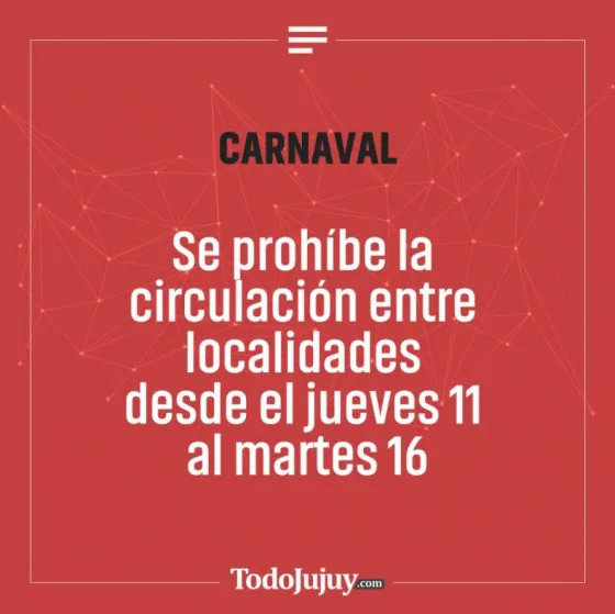 Carnaval: anunciaron las nuevas disposiciones vigentes