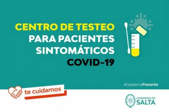 Funcionan desde hoy dos centros de testeos fijos para COVID-19 en Capital