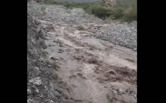 ¡Atención! Hay crecidas y desbordes en los ríos de Cafayate