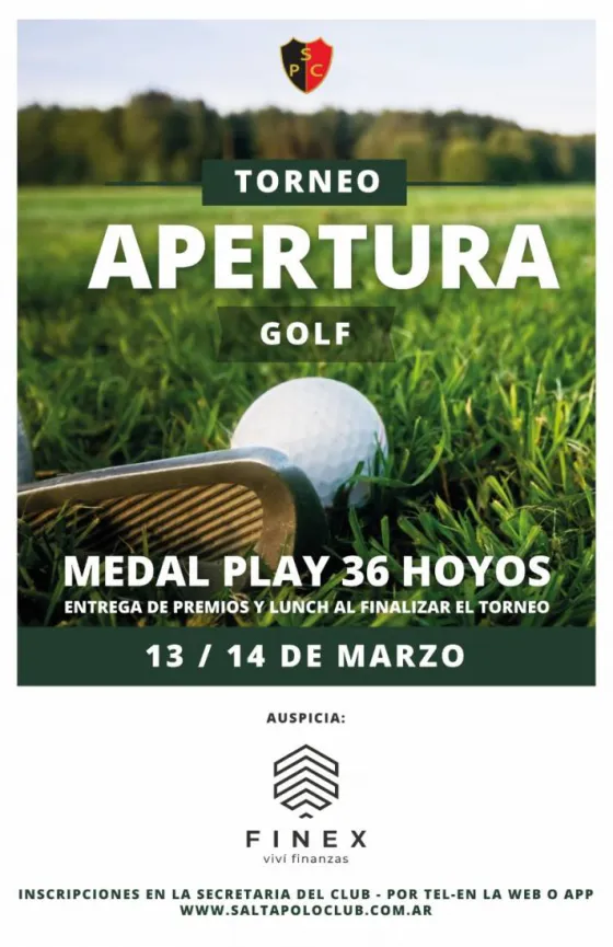Salta se prepara para el Torneo Apertura de golf 2021