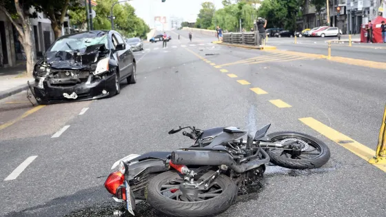 Las motos forman parte del 43% de los accidentes viales