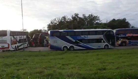 Caos en Güemes: reclaman empresas de transporte