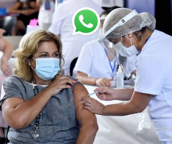 Los turnos de la vacunación covid se notificarán también por Whatsapp