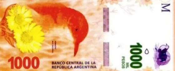 Una ley condiciona el uso del billete de 1000 pesos