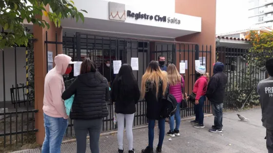 Por casos de Covid-19, el Registro Civil cerró sus puertas