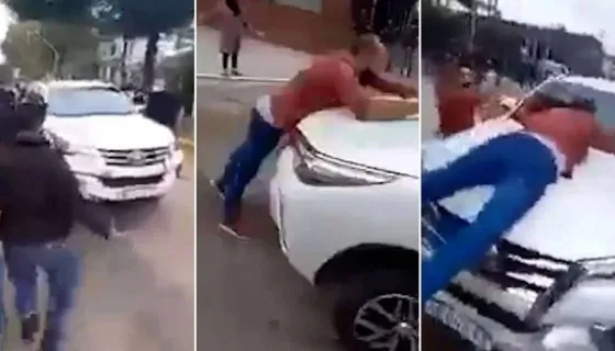 VIDEO: Un ministro formoseño invistió con su camioneta a un comerciante