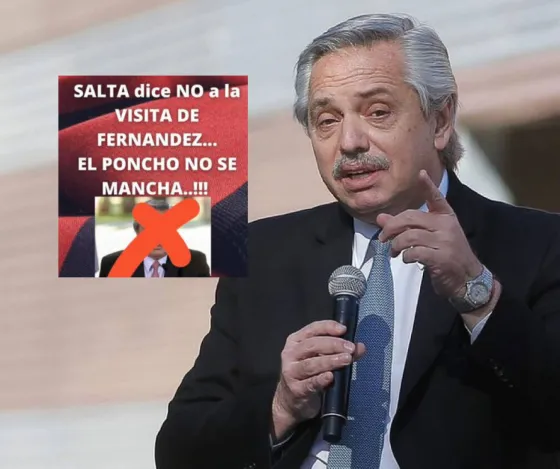 Salteños marcharán contra la llegada de Alberto Fernández: "El poncho no se mancha"