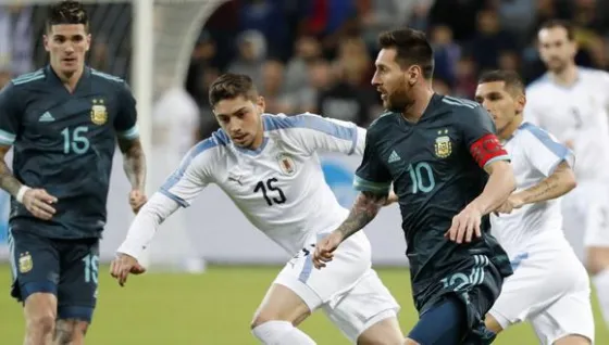 Argentina se enfrenta a Uruguay: hora, TV y formaciones