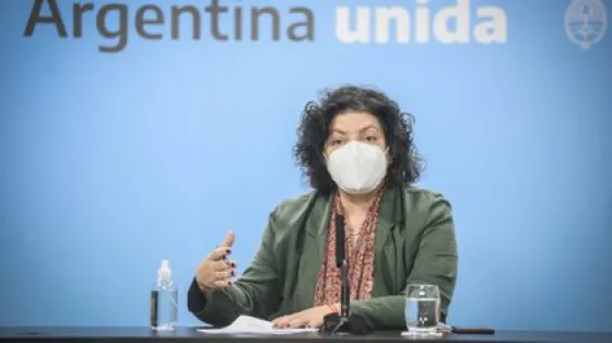 Carla Vizzotti respaldó la implementación de un pase sanitario
