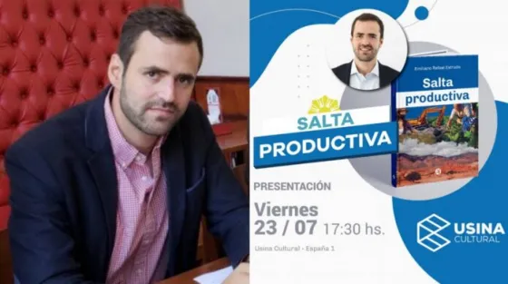 Emiliano Estada presenta su libro "Salta Productiva": ¿De qué se trata?