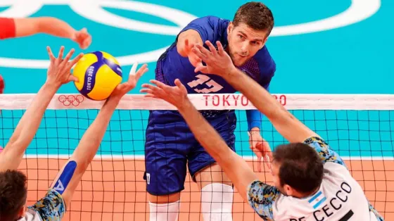 Voley: Argentina perdió con Francia y sueña con el bronce