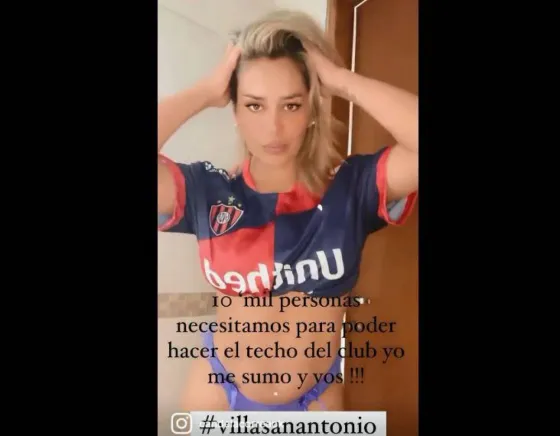 VIDEO: Cande Correa bailó en apoyo a la campaña de un club salteño