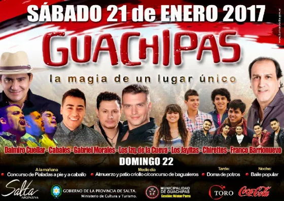 Todo listo para el Festival de Guachipas