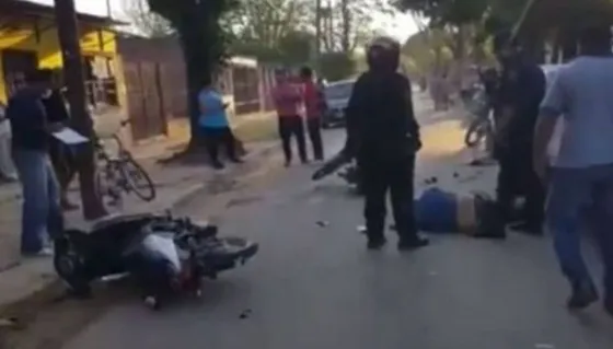 Dos personas murieron en un choque en Ruta 26: uno era motochorro