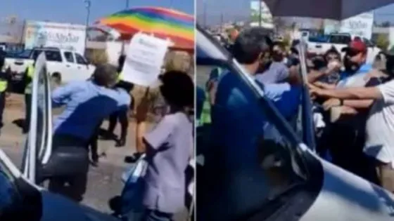 El conductor que agarró a piñas a una docente fue imputado