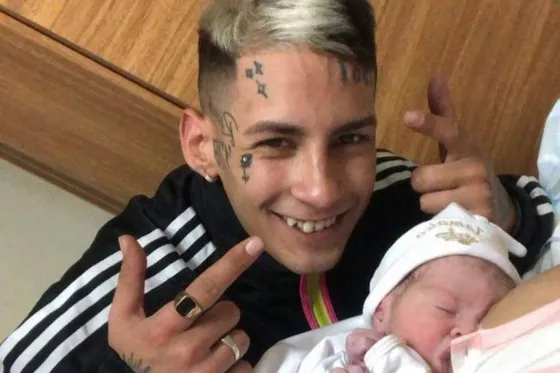 Nació Jamaica, la primera hija de L-Gante