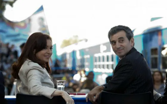 Cristina Kirchner junto a Florencio Randazzo