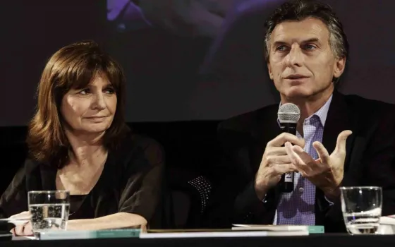 Bullrich, ministra de seguridad junto al presidente Mauricio macri