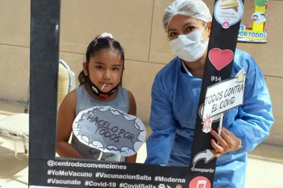 En Salta más de 17 mil niños ya fueron vacunados contra la COVID-19