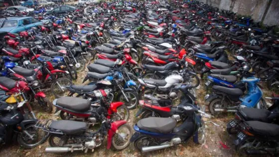 Puede ser tu oportunidad: Rematarán motos, autos y bicicletas secuestradas