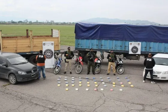 La PSA secuestró casi 50 kilos de cocaína en Salta