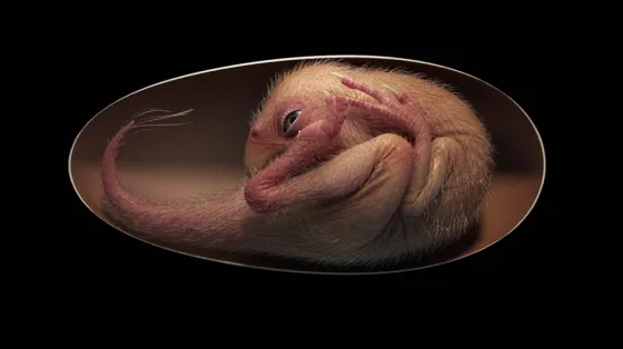 Descubren un embrión de dinosaurio de 66 millones de años