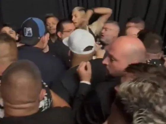 VIDEO: L-Gante, a las trompadas en la conferencia de Yao Cabrera y Maidana