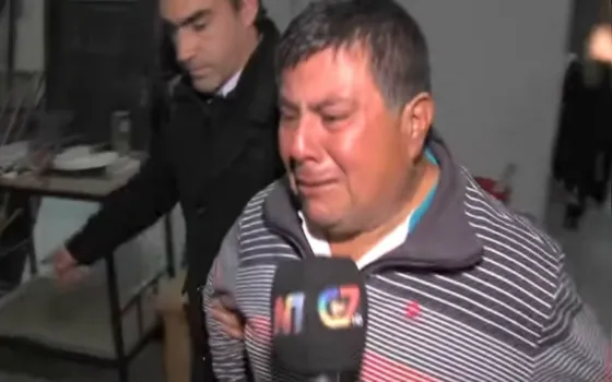 Alberto Roldán, femicida. Imagen del video de Diario Panorama