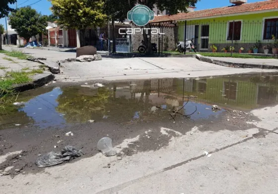 El Dakar se mudó a Santa Ana 1: así se levantó el pavimento en una de sus calles