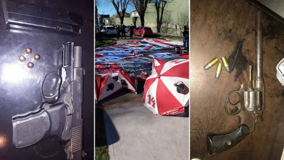 Detuvieron a barras de River con armas y drogas que se dirigian Salta