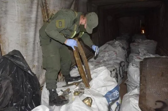 Decomisaron más de 20 toneladas de bronce en Aguaray