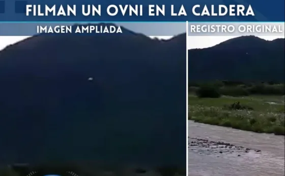 VIDEO: Filmaron a un supuesto "OVNI" en La Caldera