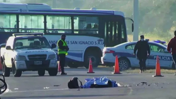 Mañana trágica: Un ciclista iba a trabajar, lo chocó una camioneta y murió