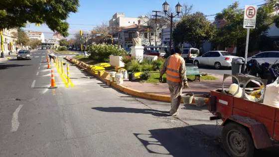 Después de varios accidentes, decidieron cambiar los bodoques bicisenda en Paseo Güemes