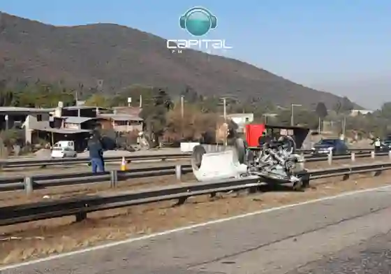 Un conductor se durmió y voló por los aires en el acceso a Salta
