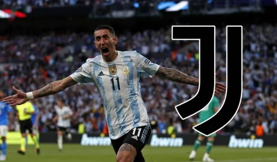 El "fideo" Di María llegó a Torino para firmar su contrato con Juventus
