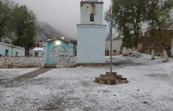 Nevó en algunas localidades de la Quebrada de Humahuaca