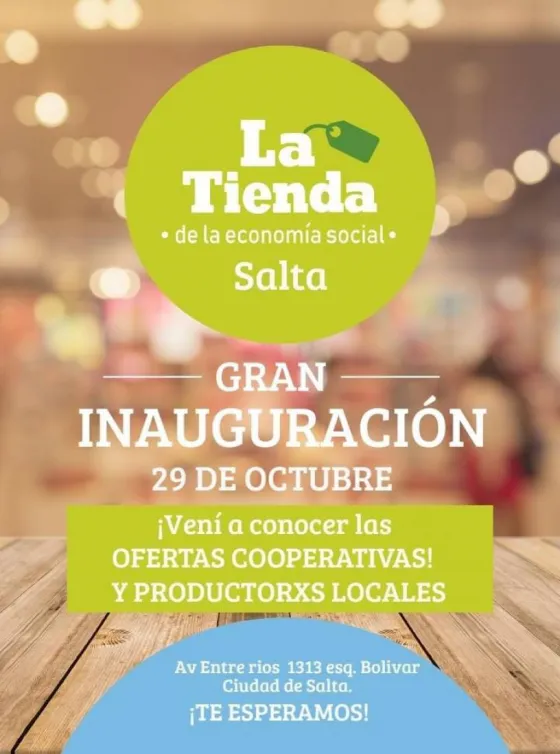 Se viene la "Tienda de Economía Social", una feria para emprendedores salteños