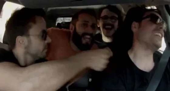 Los italianos del “despacito” se encontraron con Fonsi