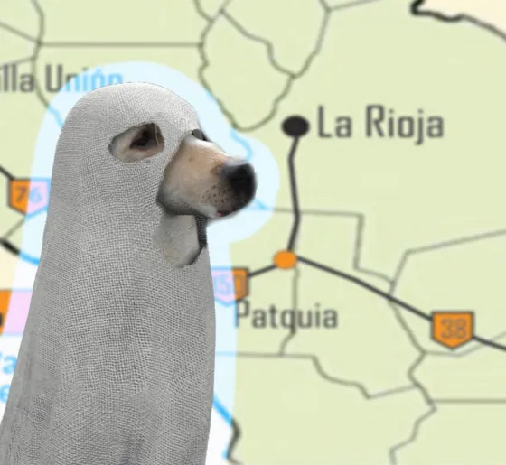 Apareció un perro fantasma en La Rioja
