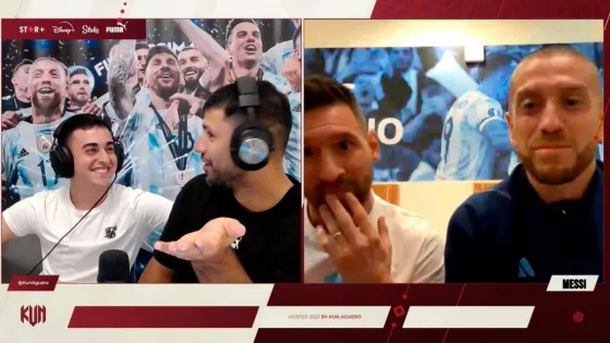 Messi se divirtió con el 'Kun' Agüero en una charla de Twitch