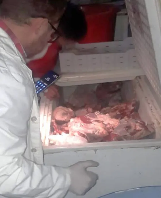 Carnicería vendía carne podrida