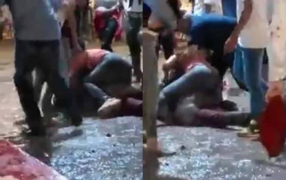 Dos mujeres se agarraron a las piñas en medio de un baile